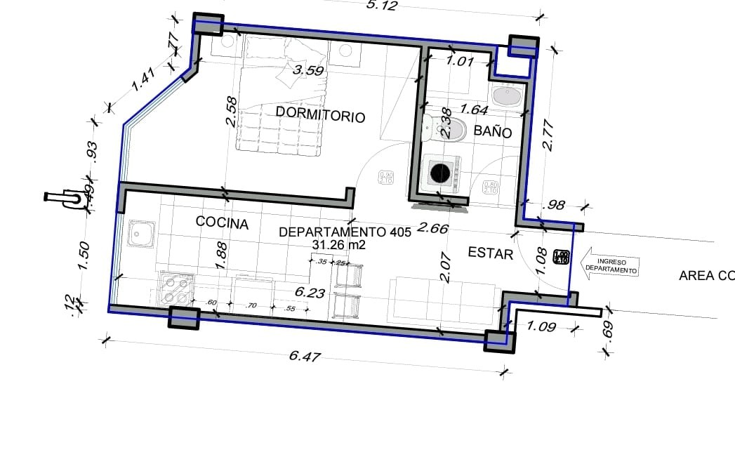 Departamento en VentaCalacoto, calle 20. Foto 7