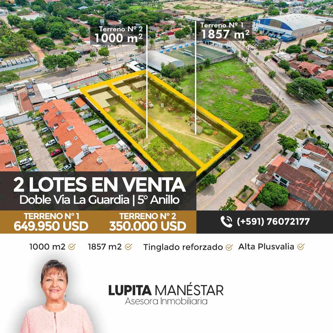 Terreno en Entre 5to y 6to anillo Sur en Santa Cruz de la Sierra    Foto 1