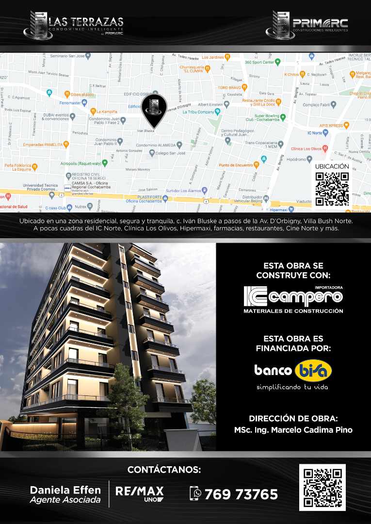 Departamento en VentaDEPARTAMENTOS DE 2 DORM EN PRE VENTA 81.340 $us 2 dormitorios 3 baños  Foto 40