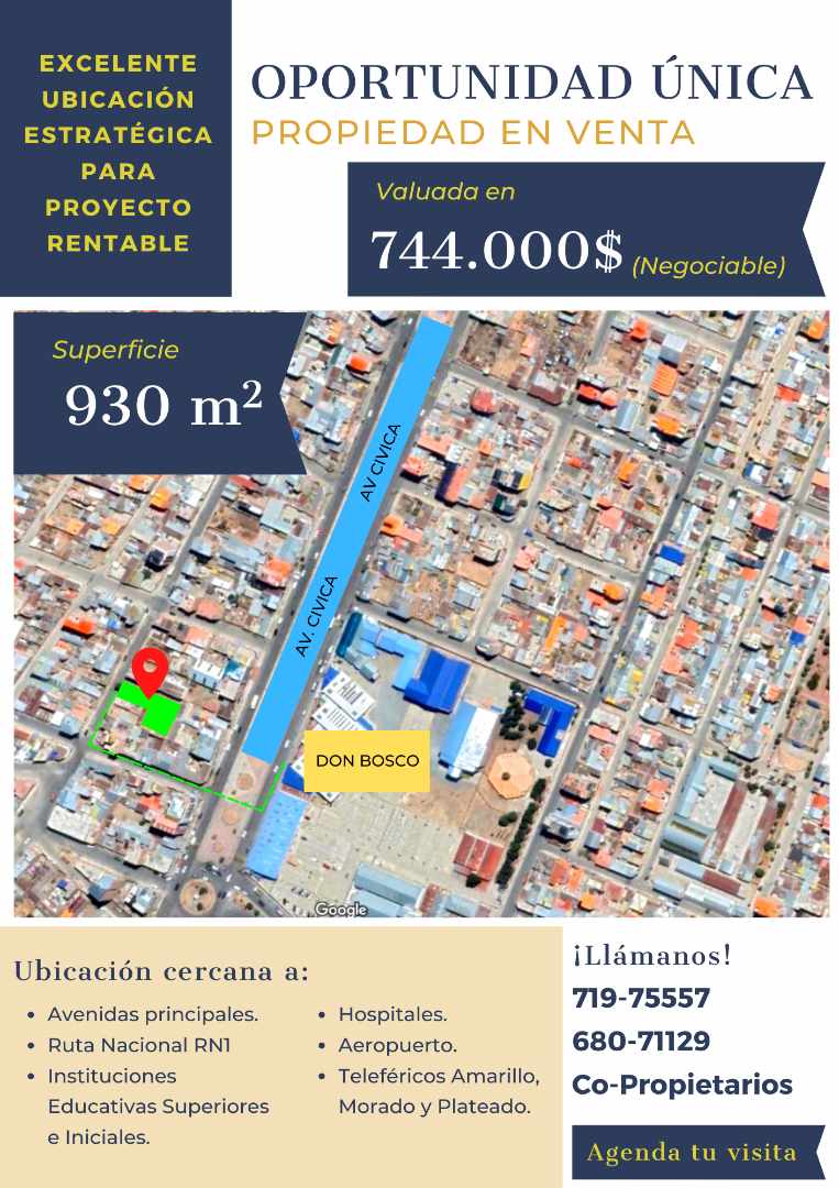 Terreno Calle “C” Tejada Triangular entre Calles 14 y 15, zona Tejada Triangular, Distrito 1 El Alto.  Foto 4
