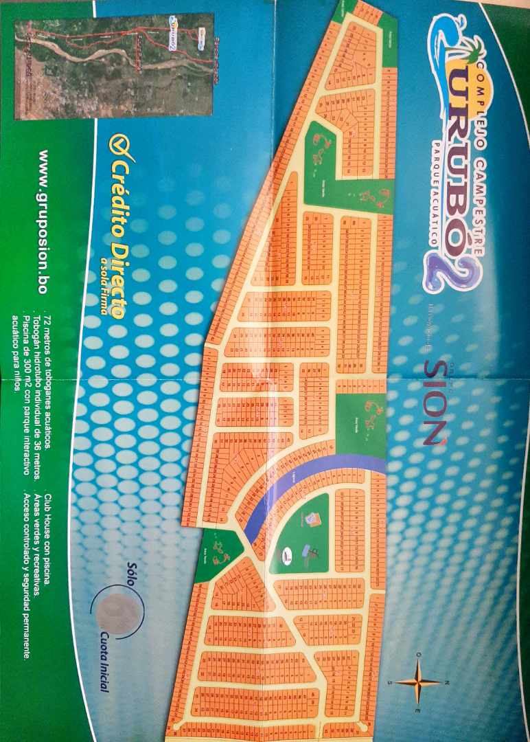 Terreno en VentaTarumatu, Urbanización Complejo Campestre Urubo 2 Foto 2