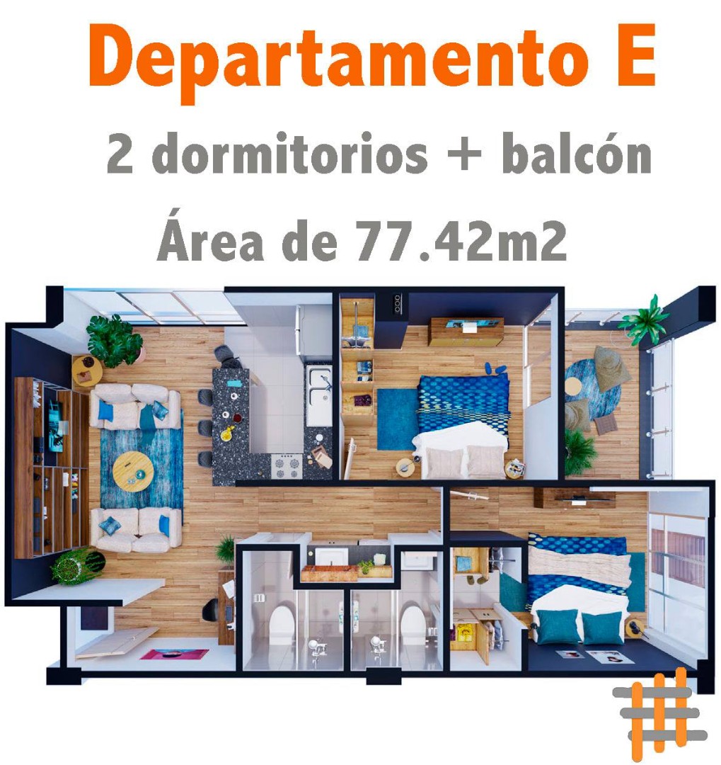 Departamento en Achumani en La Paz 1 dormitorios 1 baños 1 parqueos Foto 6