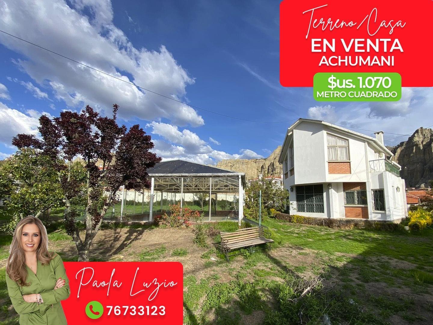 Terreno en VentaAchumani calle 23 Foto 1