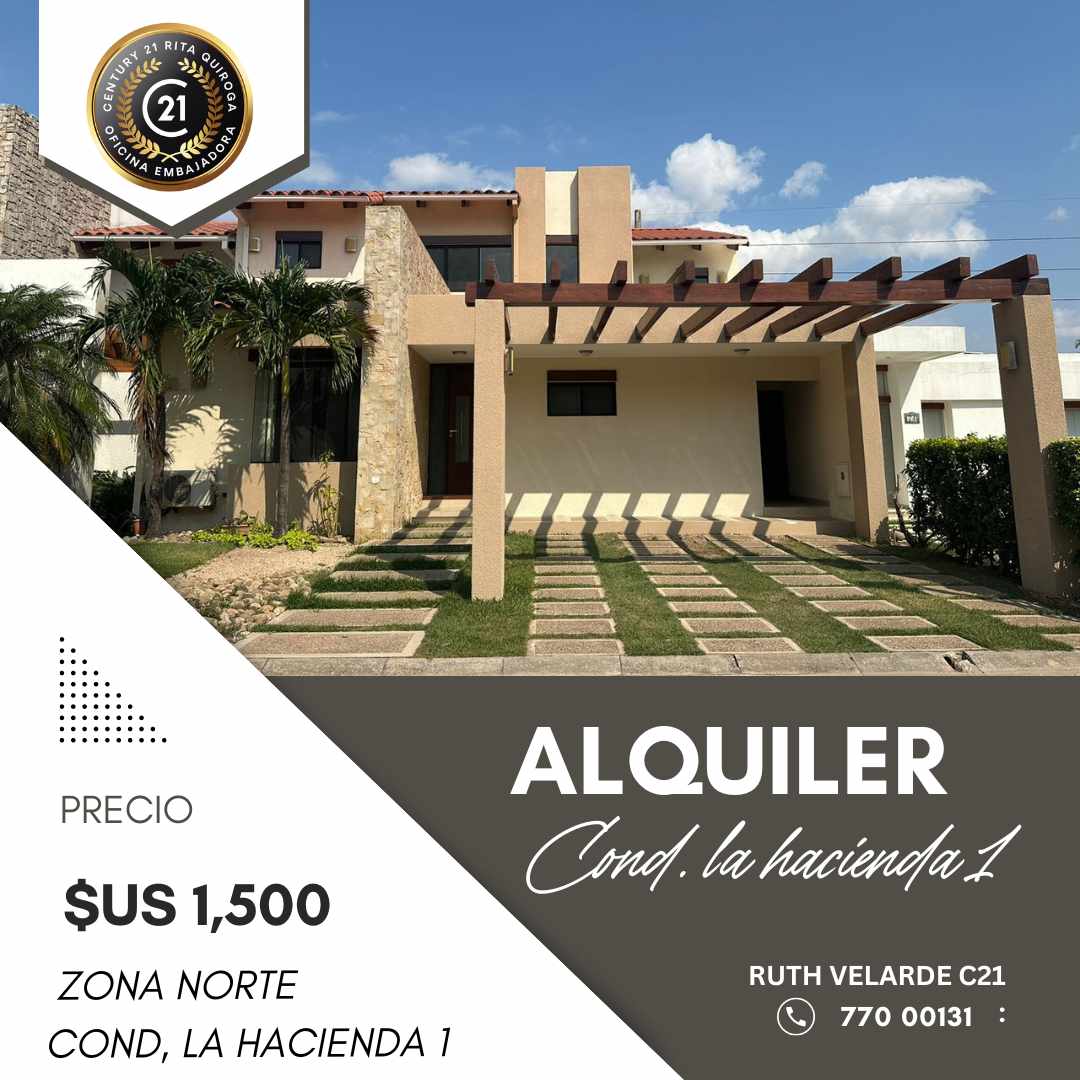 Casa CASA EN ALQUILER 
URB. LA HACIENDA 1 
AMPLIA Y MUY CONFORTABLE 

 Foto 1