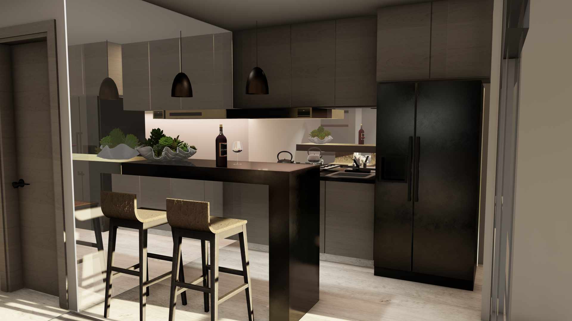 Departamento en VentaEdificio Habita, Avenida Beni entre 5to y 6to Anillo 1 dormitorios 1 baños  Foto 5