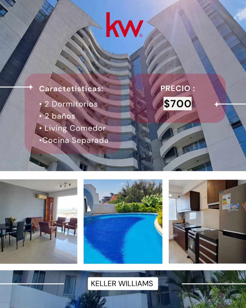 Departamento en Entre 2do y 3er anillo Oeste en Santa Cruz de la Sierra 2 dormitorios 2 baños 1 parqueos Foto 1