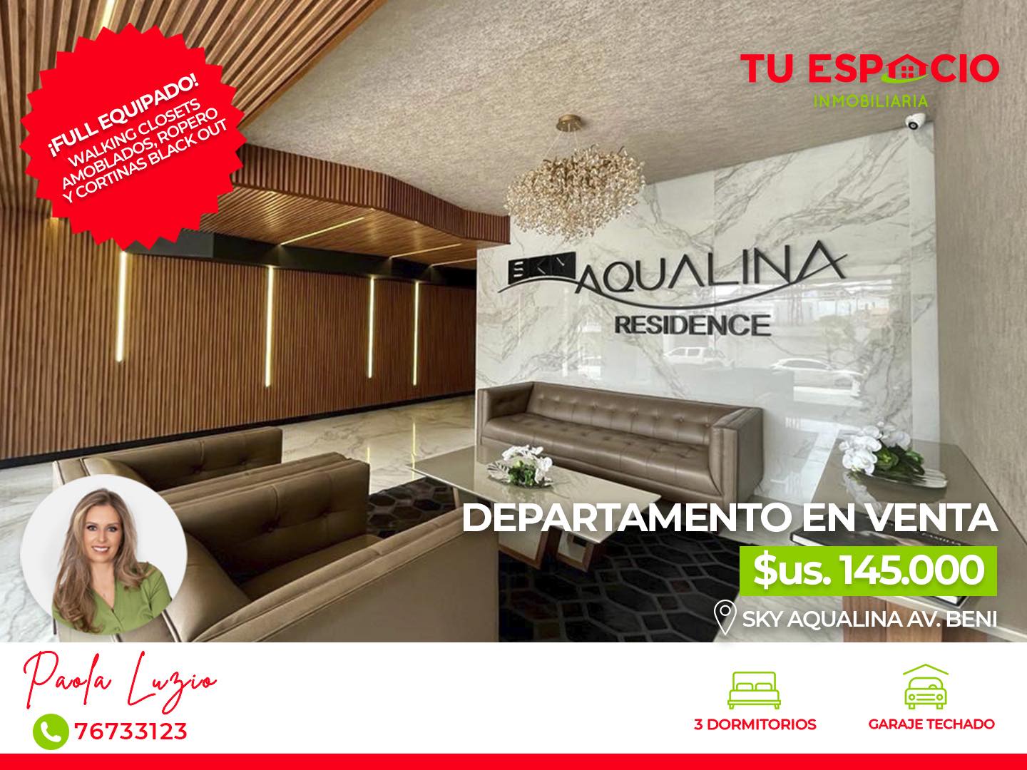 Departamento Zona Norte Av. Beni entre 2do y 3er anillo Foto 1