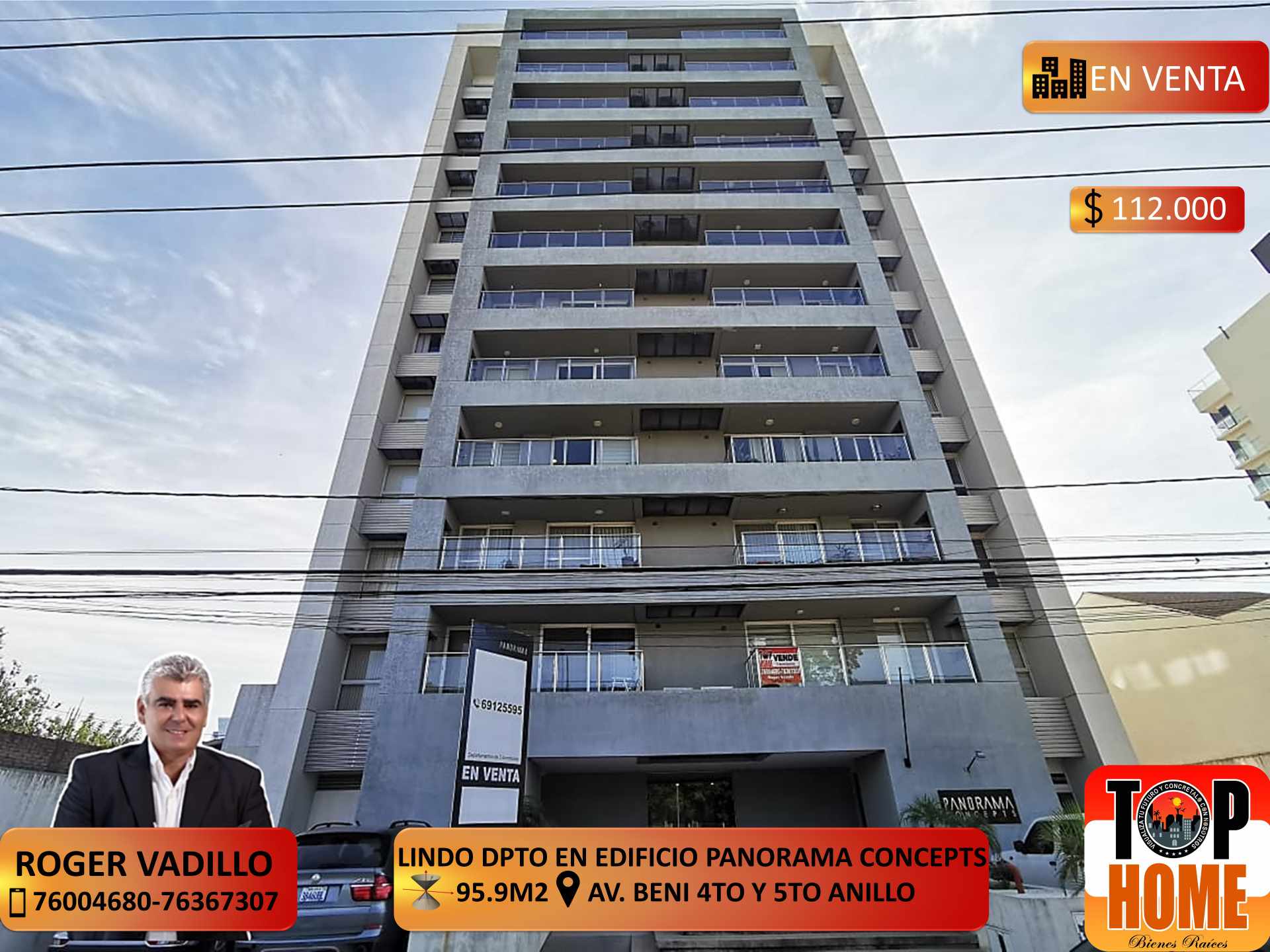 Departamento en VentaHERMOSO DPTO EN EDIFICIO PANORAMA CONCEPTS Foto 1