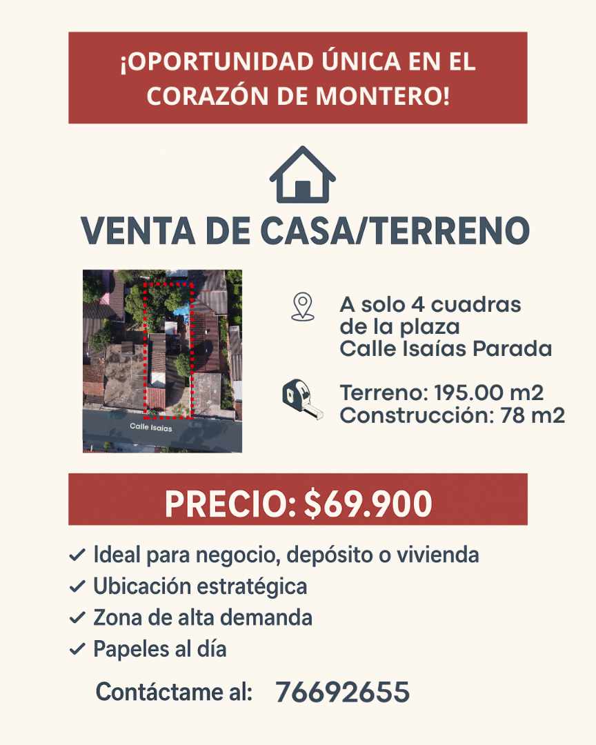 Terreno en VentaCalle Isaias    Foto 1