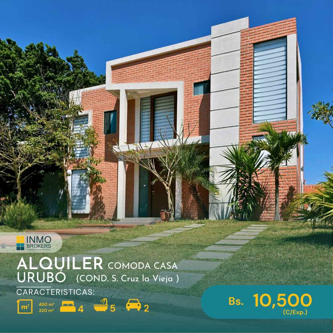 Casa en Urubó en Santa Cruz de la Sierra 3 dormitorios 5 baños 2 parqueos Foto 1