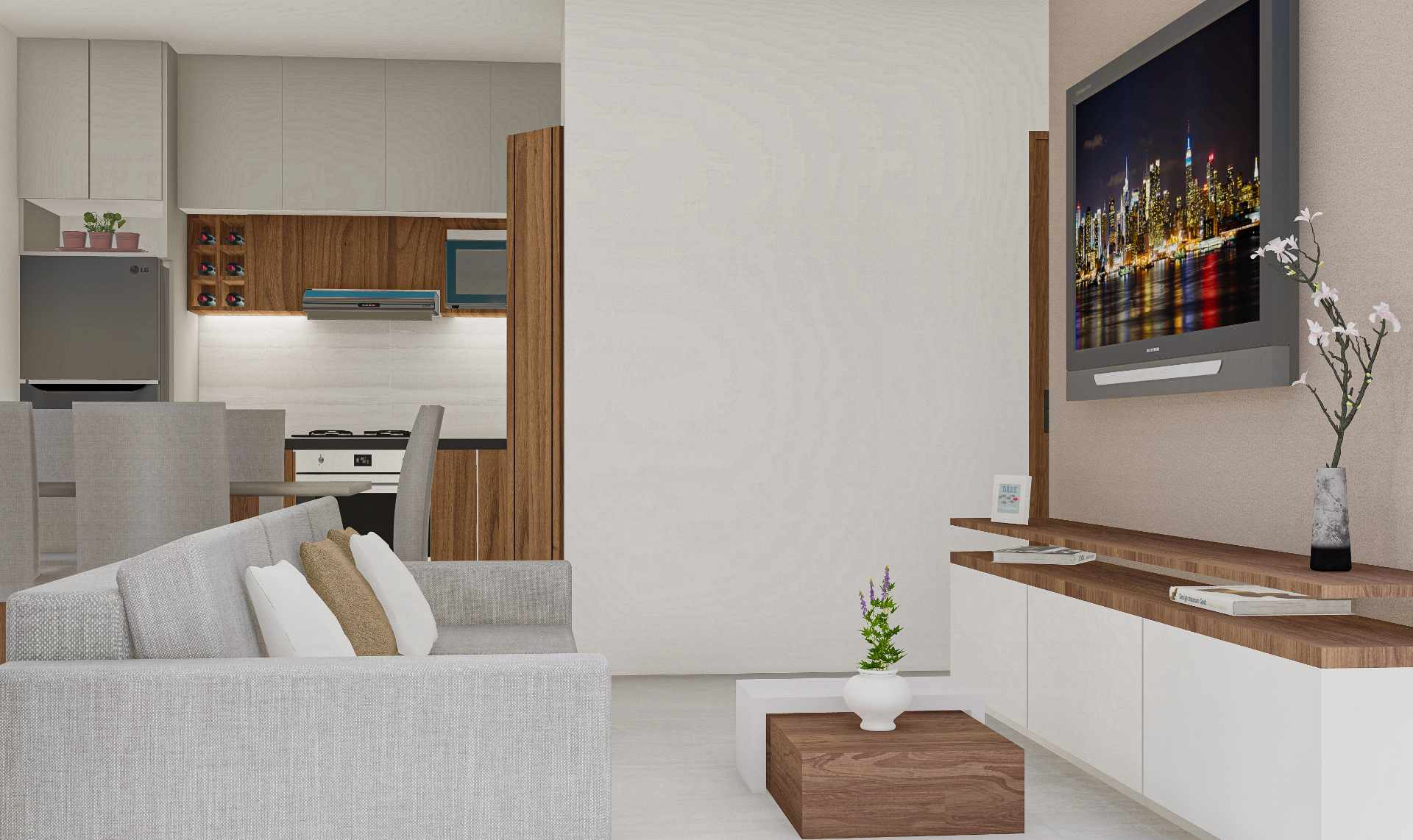 Departamento en Entre 3er y 4to anillo Norte en Santa Cruz de la Sierra 2 dormitorios 2 baños  Foto 2