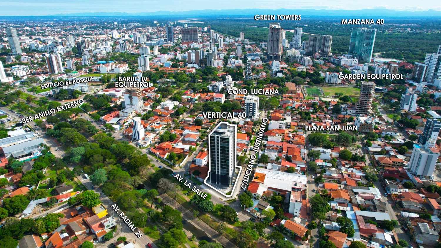 Departamento en AlquilerEN LA MEJOR ZONA DE SANTA CRUZ, AL LADO DE EQUIPETROL NORTE, DEPARTAMENTO 
EN ALQUILER EIFICIO VERTICAL 60 Foto 2