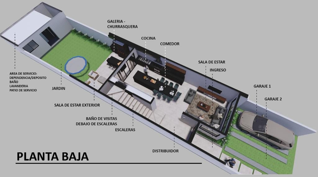 Casa en VentaCALLE FCO BERNACHI  entre Av. Centenario y Av. Roca Coronado 3 dormitorios 3 baños 2 parqueos Foto 13