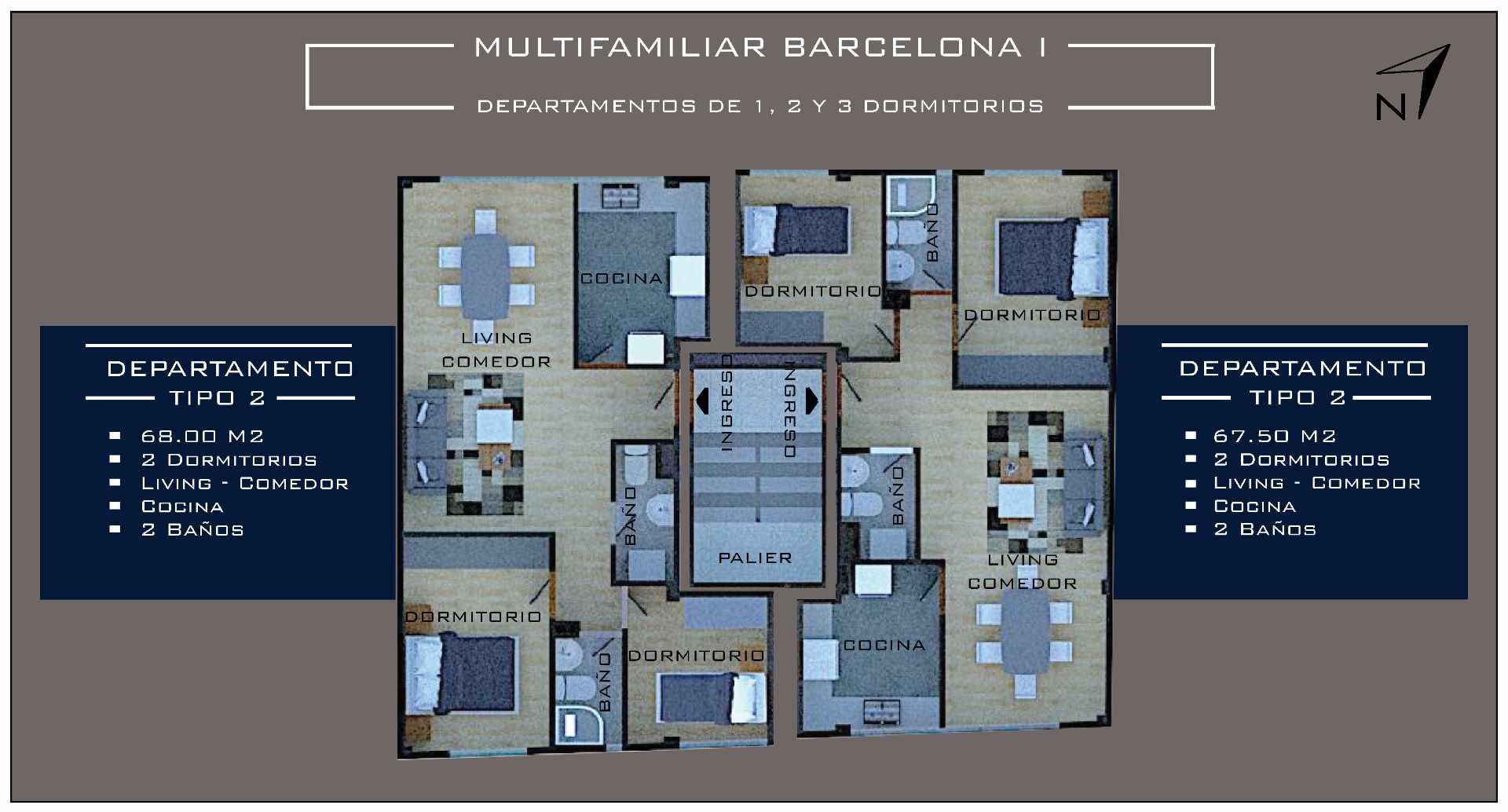 Departamento en VentaBARCELONA I - Calle Libertad, media cuadra Av. Esteban Arce Foto 1