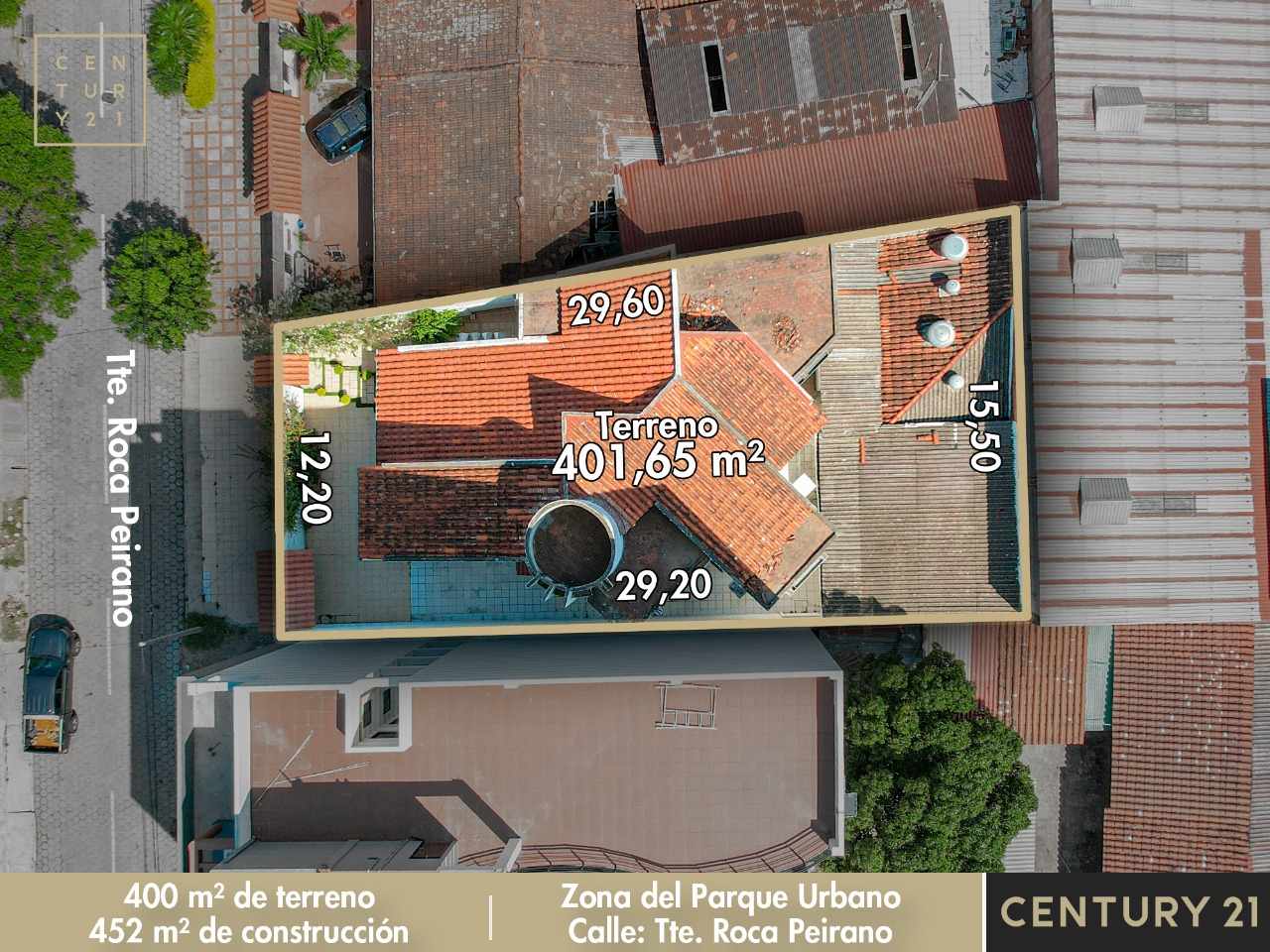 Casa en VentaTERRENO CÉNTRICO ZONA PARQUE URBANO 1ER  ANILLO!!! Foto 3