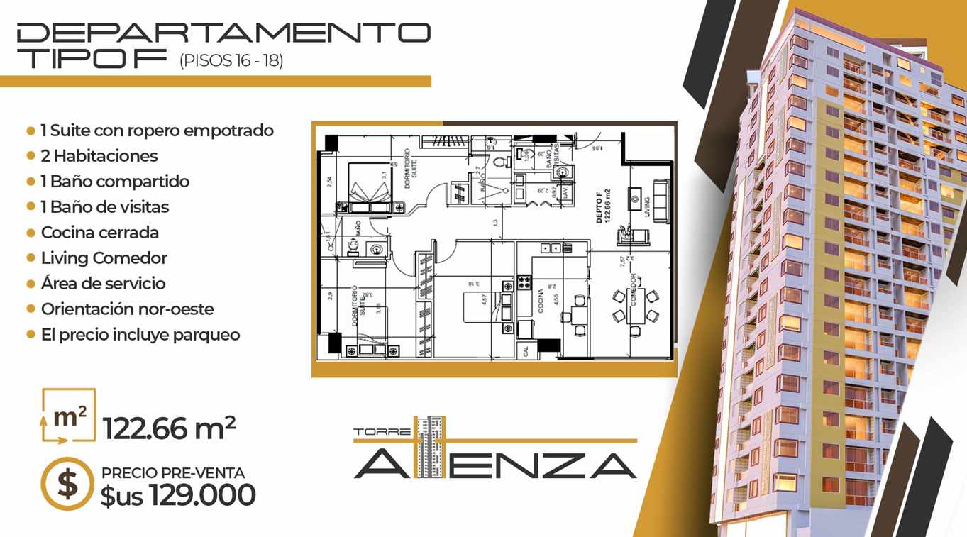 Departamento en Cala Cala en Cochabamba 3 dormitorios 3 baños 1 parqueos Foto 35