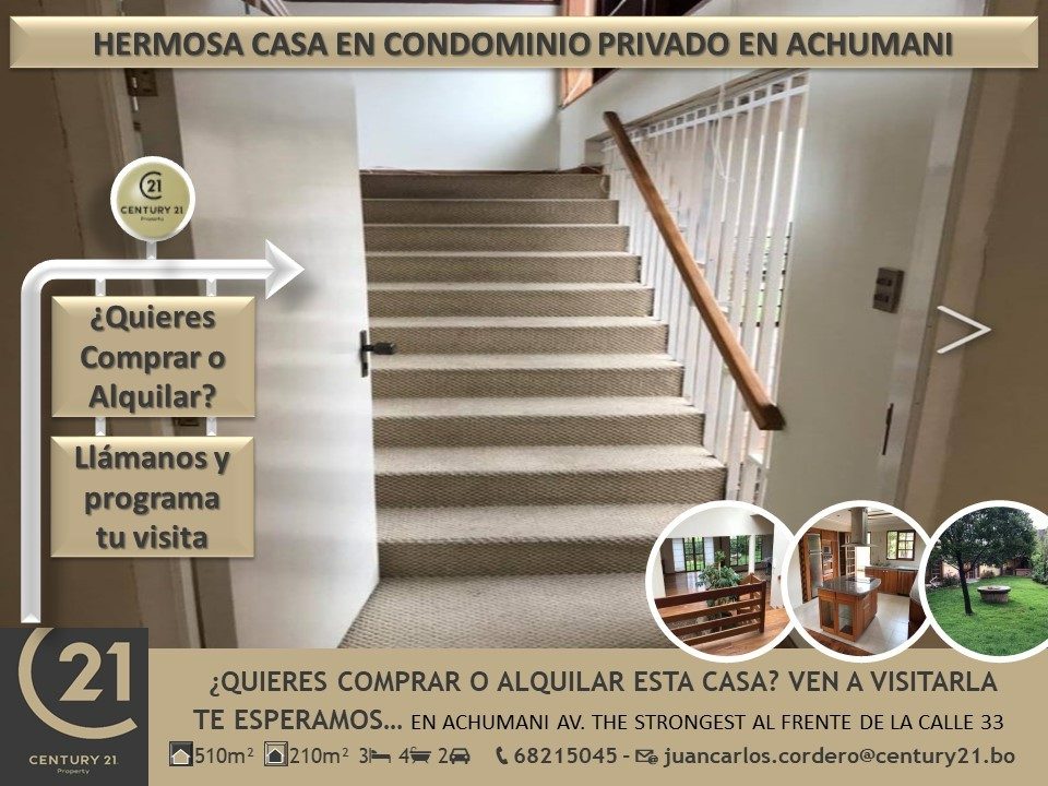 Casa en Achumani en La Paz 3 dormitorios 5 baños 2 parqueos Foto 7