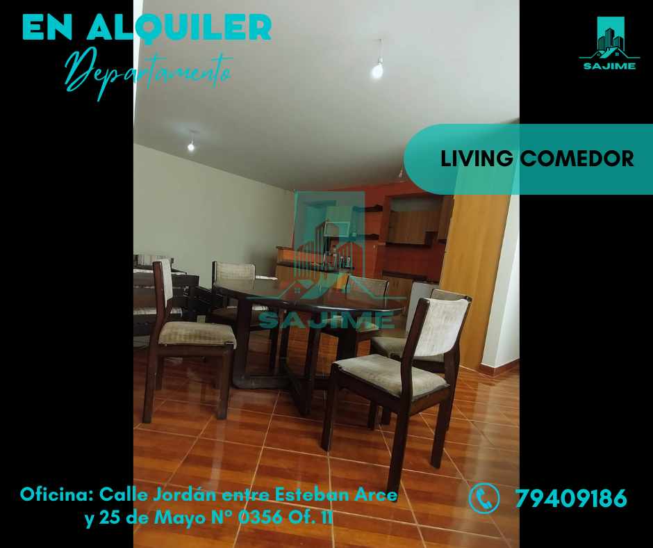 Departamento en AlquilerDpto. en alquiler completamente amoblado a lado de Univalle - Tiquipaya Foto 4