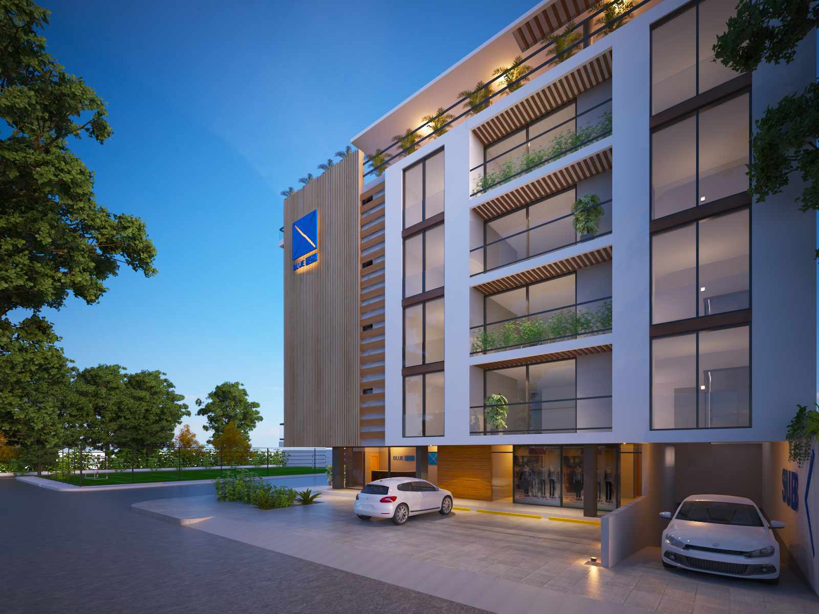 Departamento en VentaAv. Banzer entre 3er y 4to anillo Edificio Blue Box Foto 4