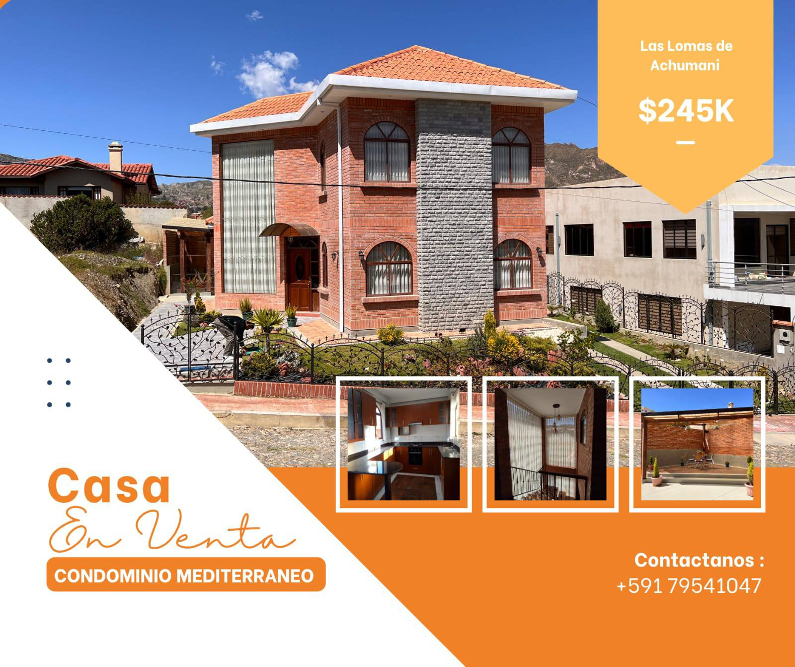 Casa en Achumani en La Paz 4 dormitorios 4 baños 2 parqueos Foto 1