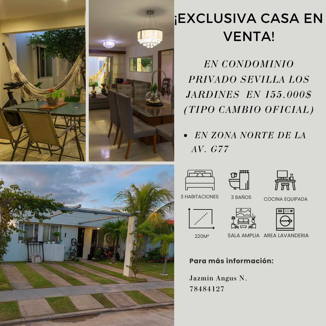 Casa en VentaZONA NORTE POR LA AV. G77 3 dormitorios 3 baños 2 parqueos Foto 6