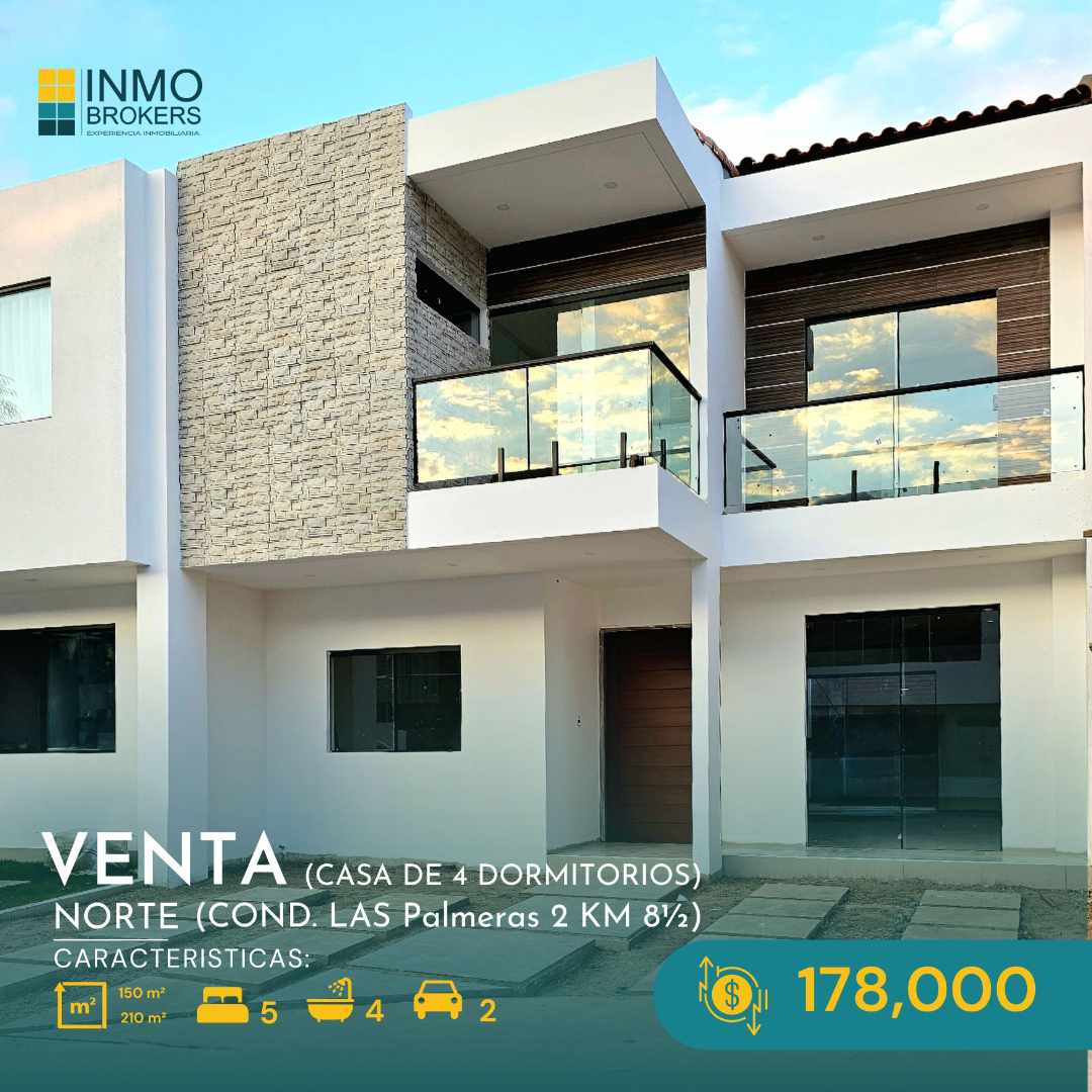Casa Zona Norte 
km 8½ Banzer (Zona Col. Cambridge)
Condominio Las Palmeras 2 Foto 1