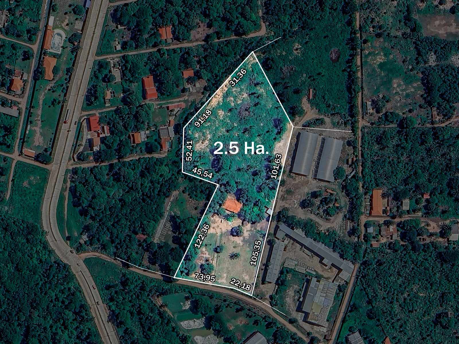 Quinta propiedad agrícola en VentaCARRETERA A COTOCA KM12,  2,5 HAS Foto 3