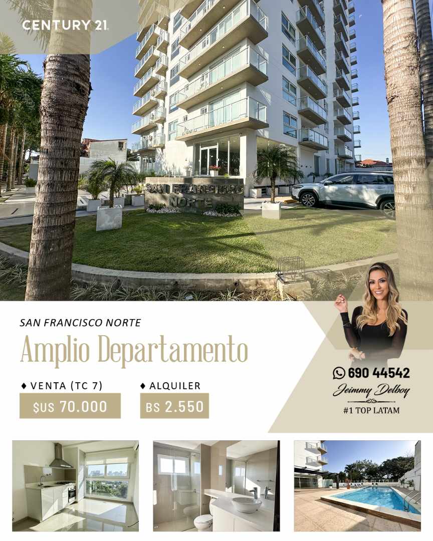 Departamento en VentaCond. San Francisco Norte, Av. Banzer entre 2do y 3er anillo Foto 1