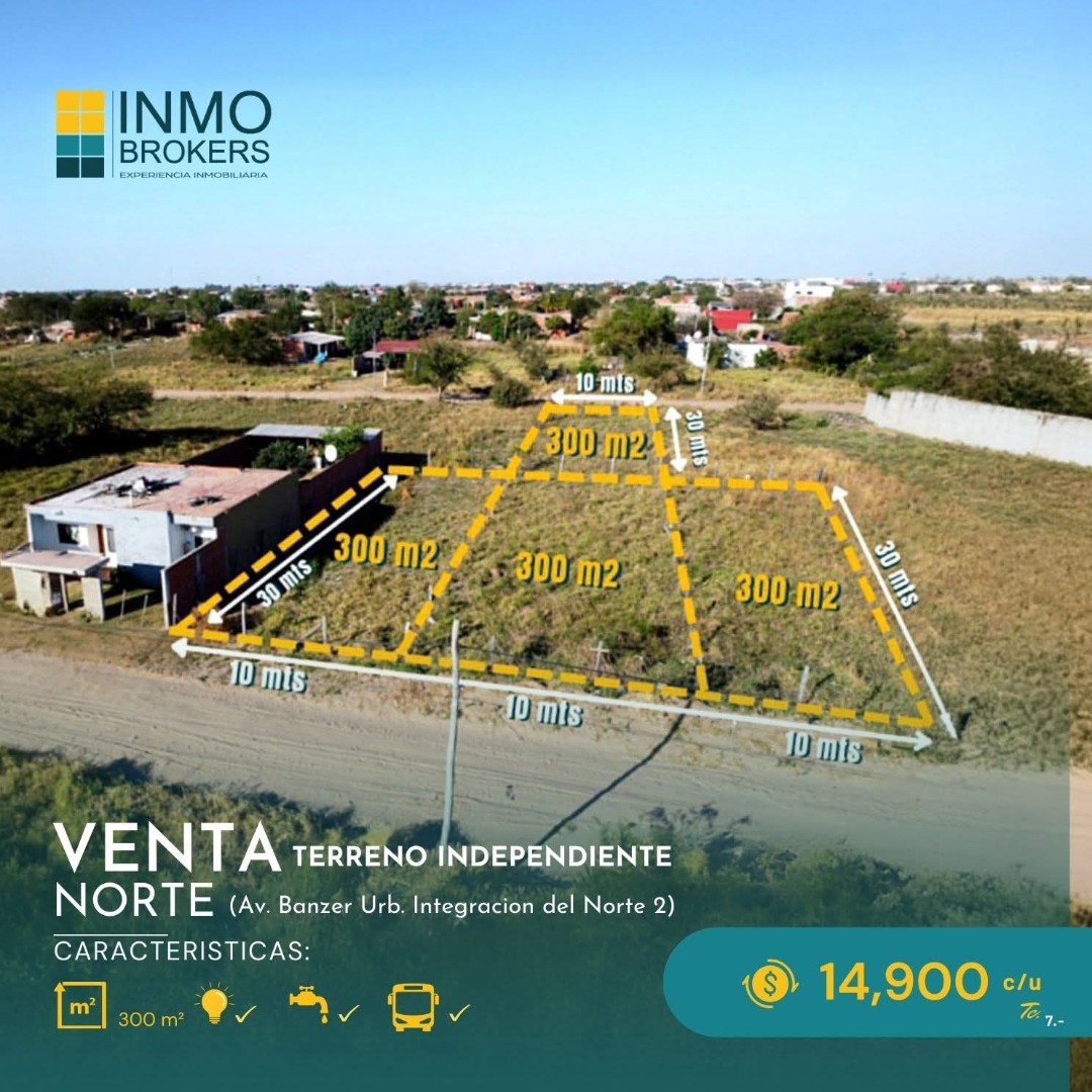 Terreno en Venta📍Zᴏɴᴀ Nᴏʀᴛᴇ
Uʀʙ. Iɴᴛᴇɢʀᴀᴄɪᴏɴ ᴅᴇʟ Nᴏʀᴛᴇ II Foto 1