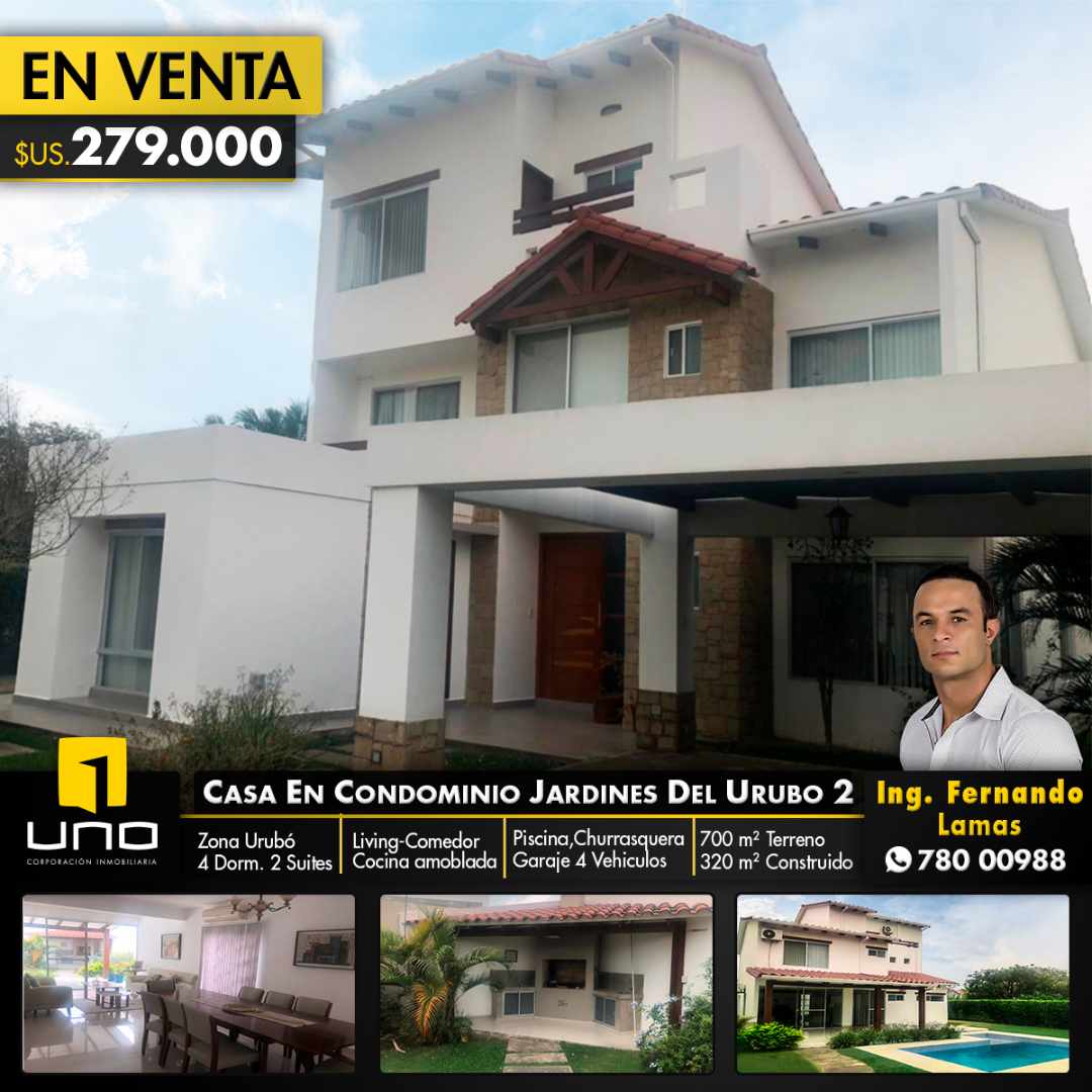 Casa CONDOMINIO JARDINES DEL URUBO 2 Foto 1