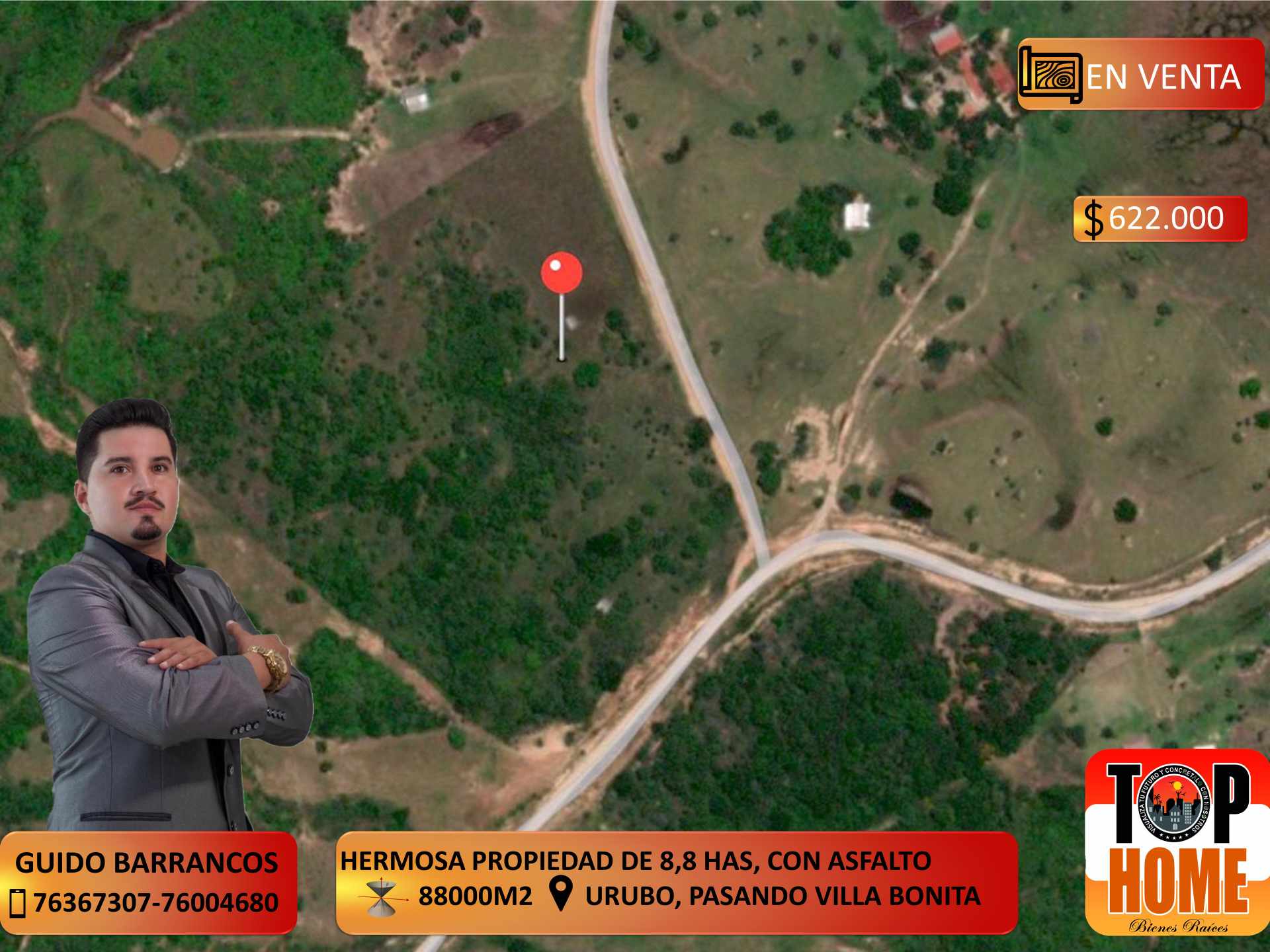 Quinta propiedad agrícola HERMOSA PROPIEDAD EN VENTA ZONA URUBO Foto 1