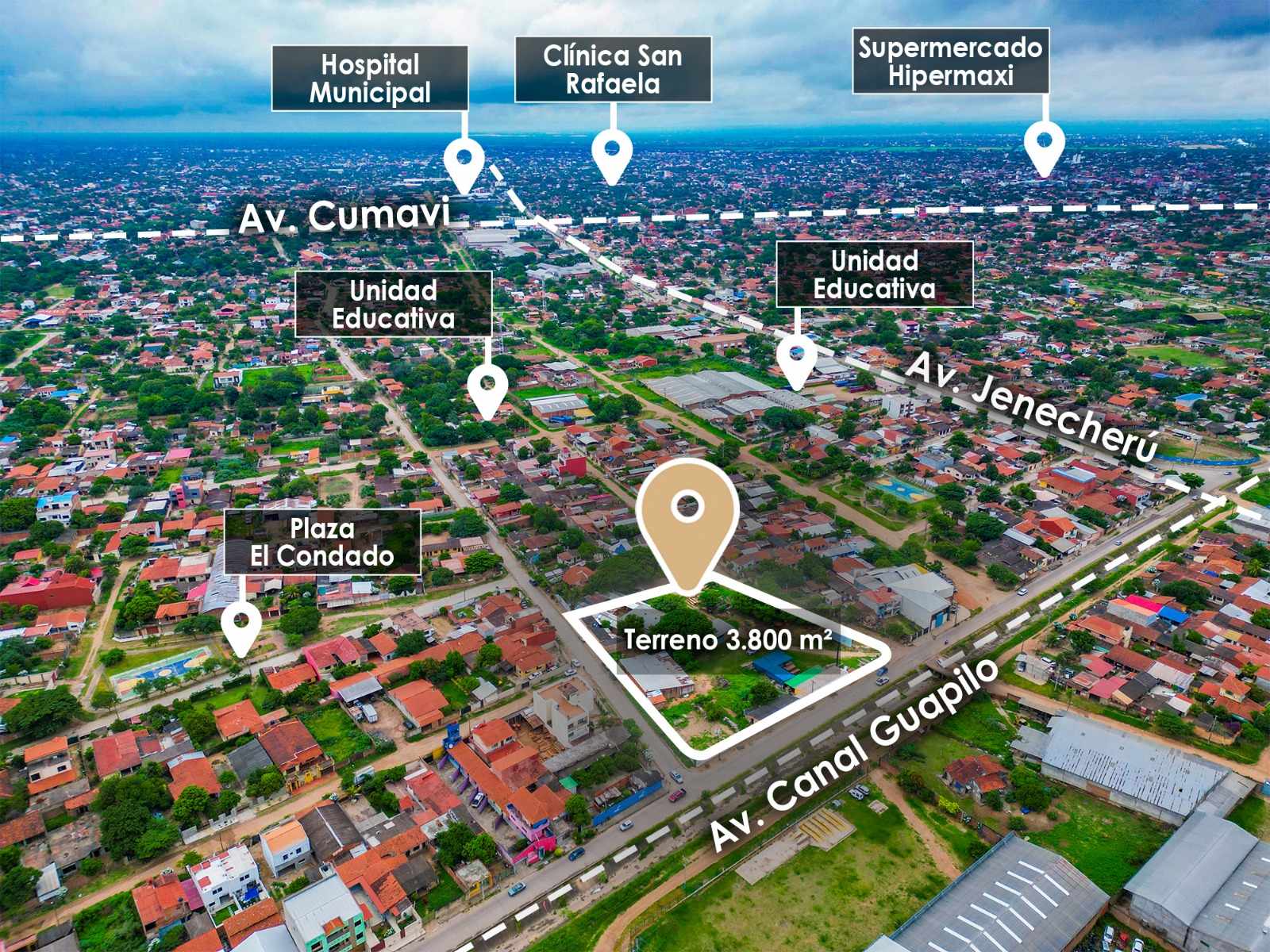 Terreno en Entre 5to y 6to anillo Este en Santa Cruz de la Sierra    Foto 2