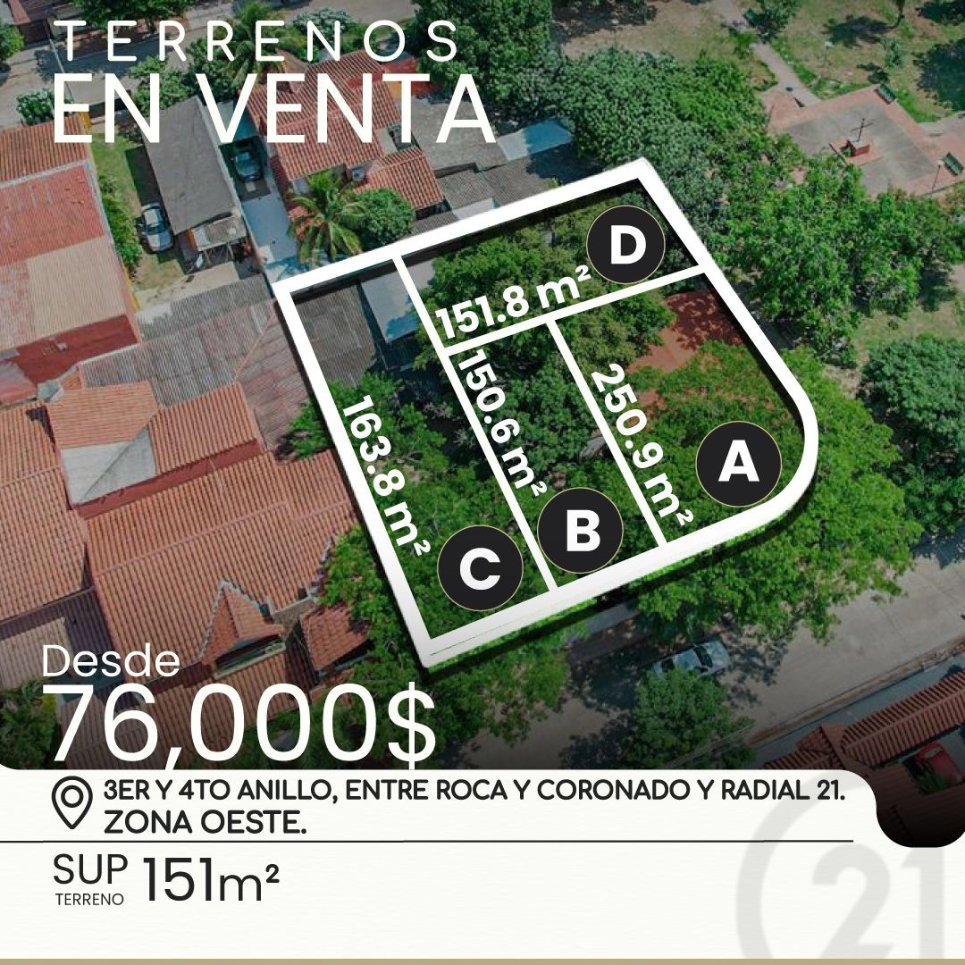 Terreno en VentaTERRENOS EN VENTA ZONA OESTE- PROXIMO A LA QUINTA MUNICIPAL    Foto 2