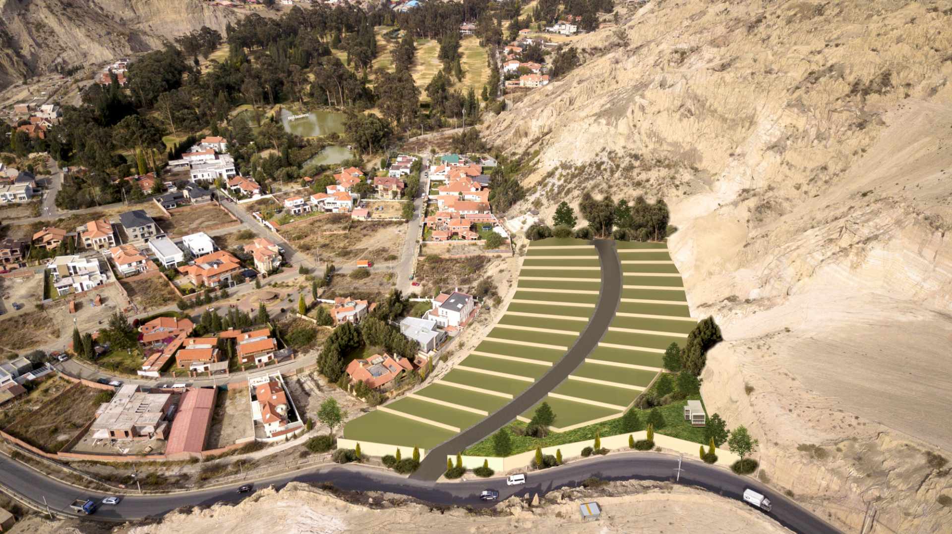 Terreno 7 COLORES - Carretera Mallasilla - El Alto Foto 6