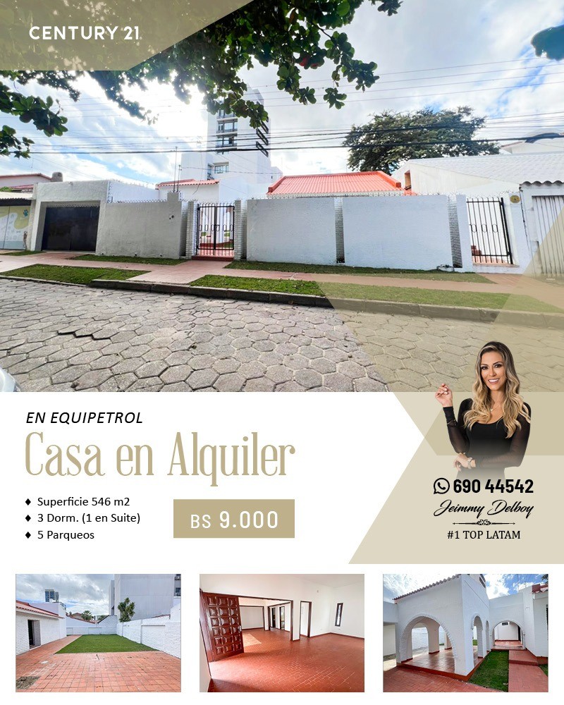 Casa en Equipetrol en Santa Cruz de la Sierra 3 dormitorios 3 baños 5 parqueos Foto 1