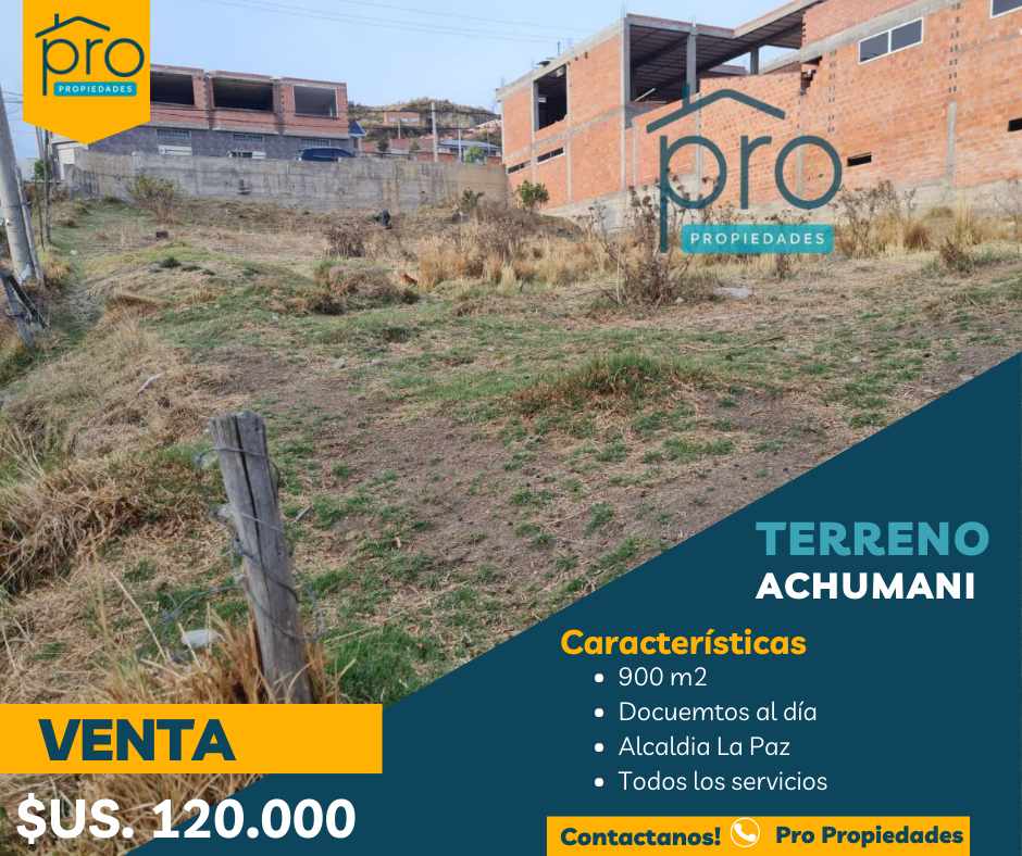 Terreno Achumani Foto 1