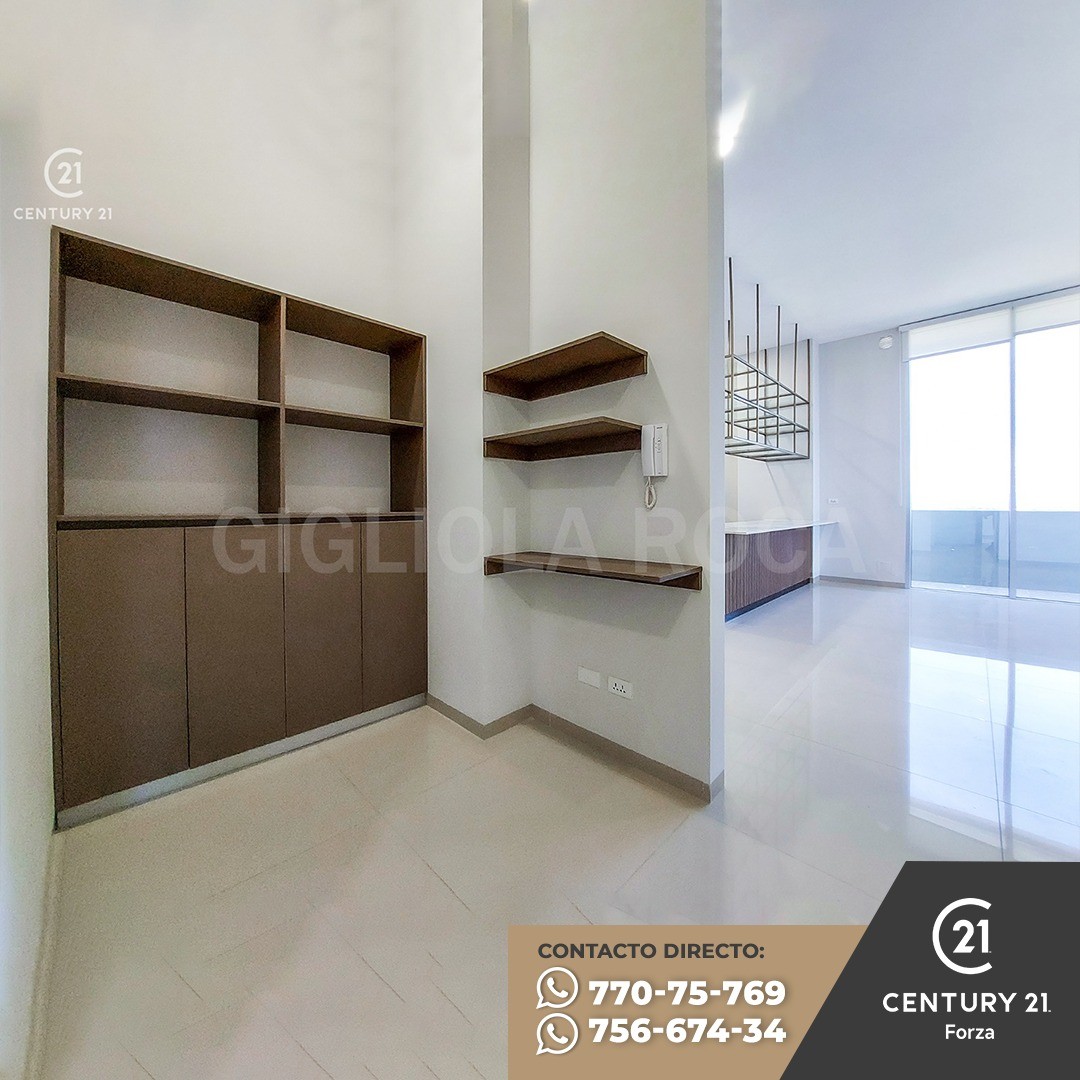 Departamento en AlquilerEN ALQUILER PENTHOUSE COND. CURUPAU ISUTO ZONA NORTE 4TO ANILLO 3 dormitorios 2 baños 2 parqueos Foto 5