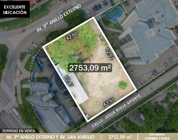 Terreno en VentaAV. SAN AURELIO Y 3ER ANILLO!!! Sobre AVENIDA!! Foto 5
