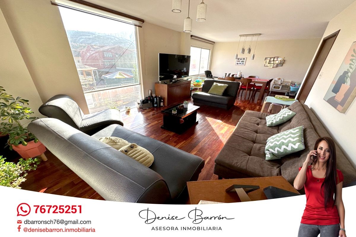 Departamento en Irpavi en La Paz 3 dormitorios 3 baños 1 parqueos Foto 1