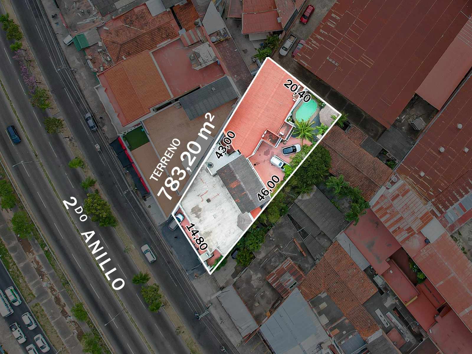 Terreno en VentaSobre 2do anillo entre las Av Grigota y La Ramada    Foto 9