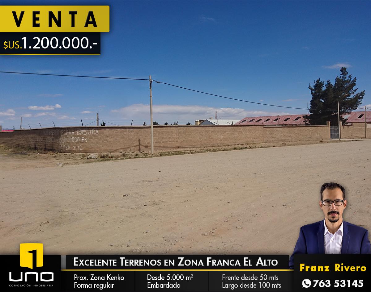 Terreno Zona Franca, El Alto Foto 1
