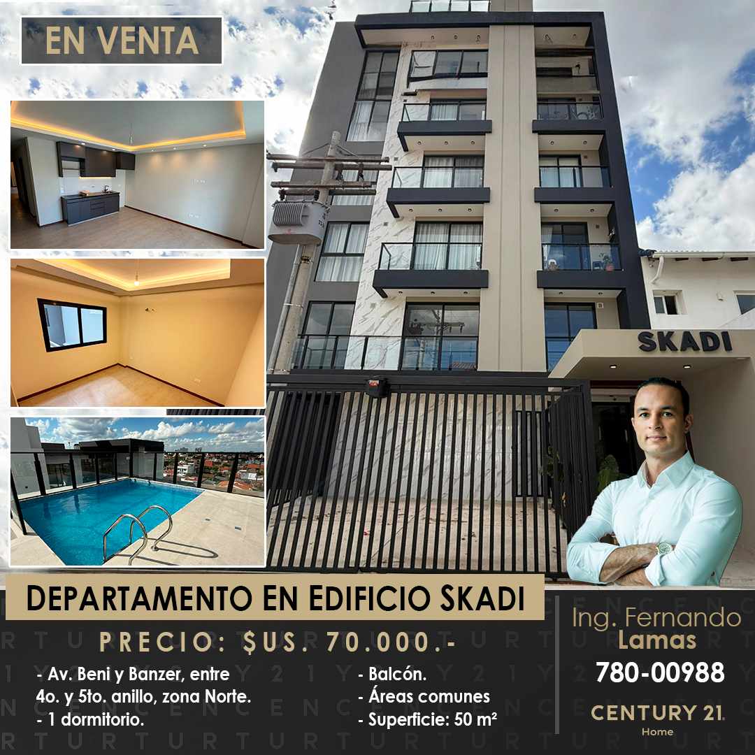 Departamento en VentaAvenida Beni, entre 4to y 5to anillo 1 dormitorios 1 baños  Foto 1