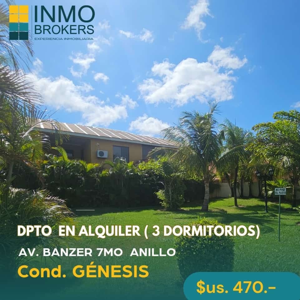 Departamento en AlquilerCOND. GENESIS - AV. BANZER 7MO ANILLO- LINDO DEPARTAMENTO Foto 1
