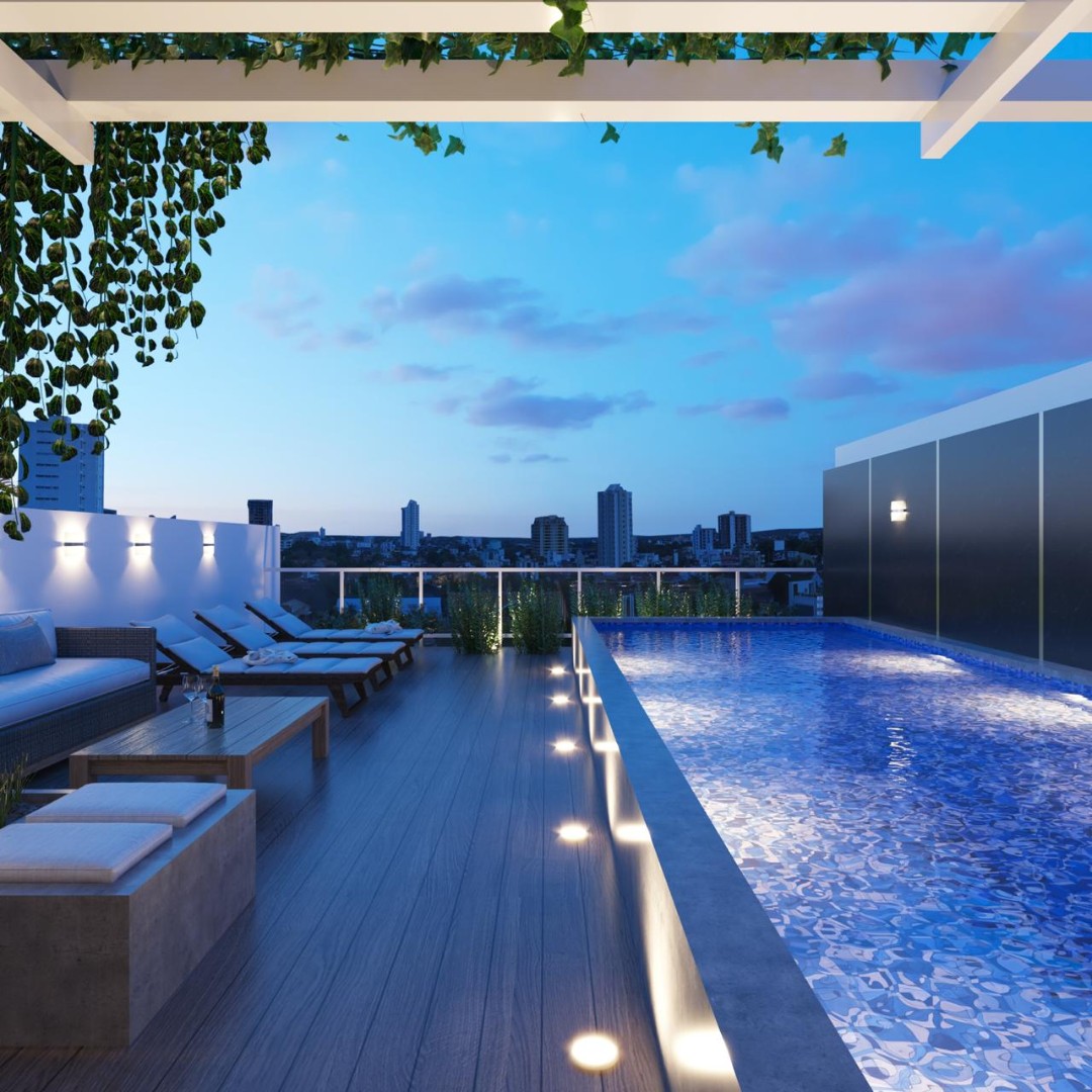 Departamento en VentaBarrio Equipetrol. Con frente a la Calle 9C y 9D entre La Plata (8 Este) y 3er Anillo Interno, a 1 cuadra de la Av. La Salle. 3 dormitorios 3 baños  Foto 12