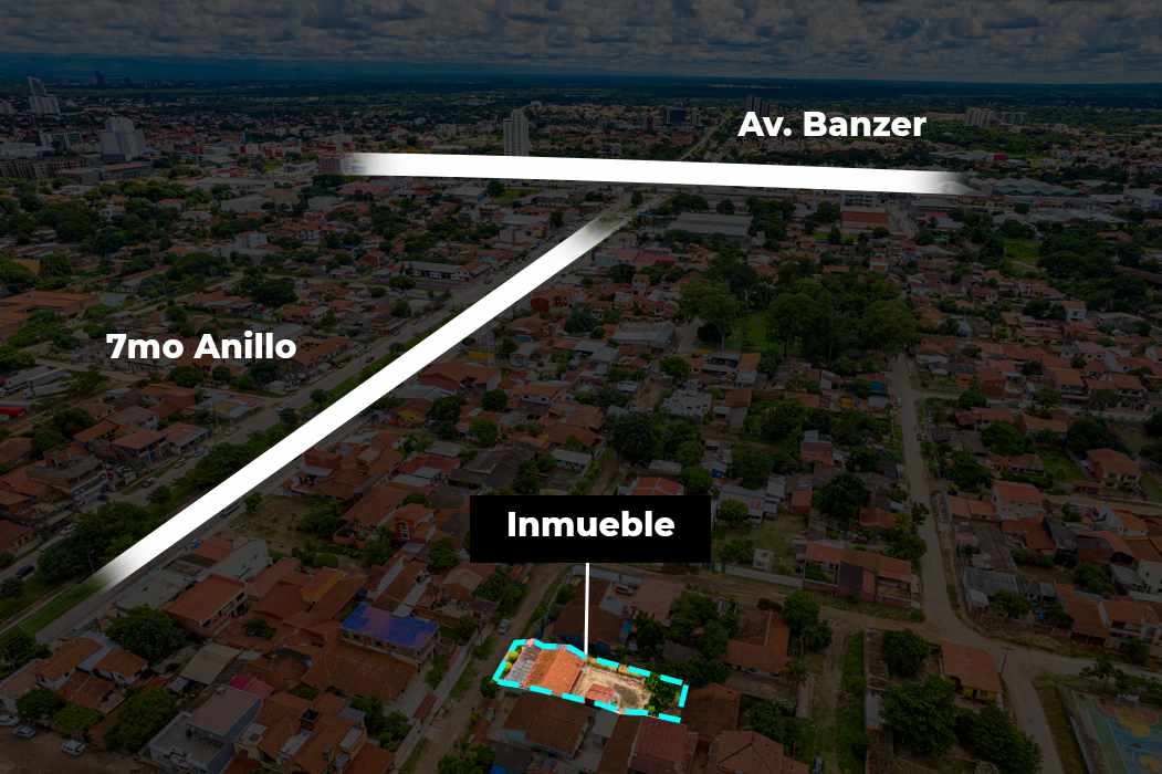 Casa en Entre 7mo y 8vo anillo Norte en Santa Cruz de la Sierra 3 dormitorios 1 baños 2 parqueos Foto 4