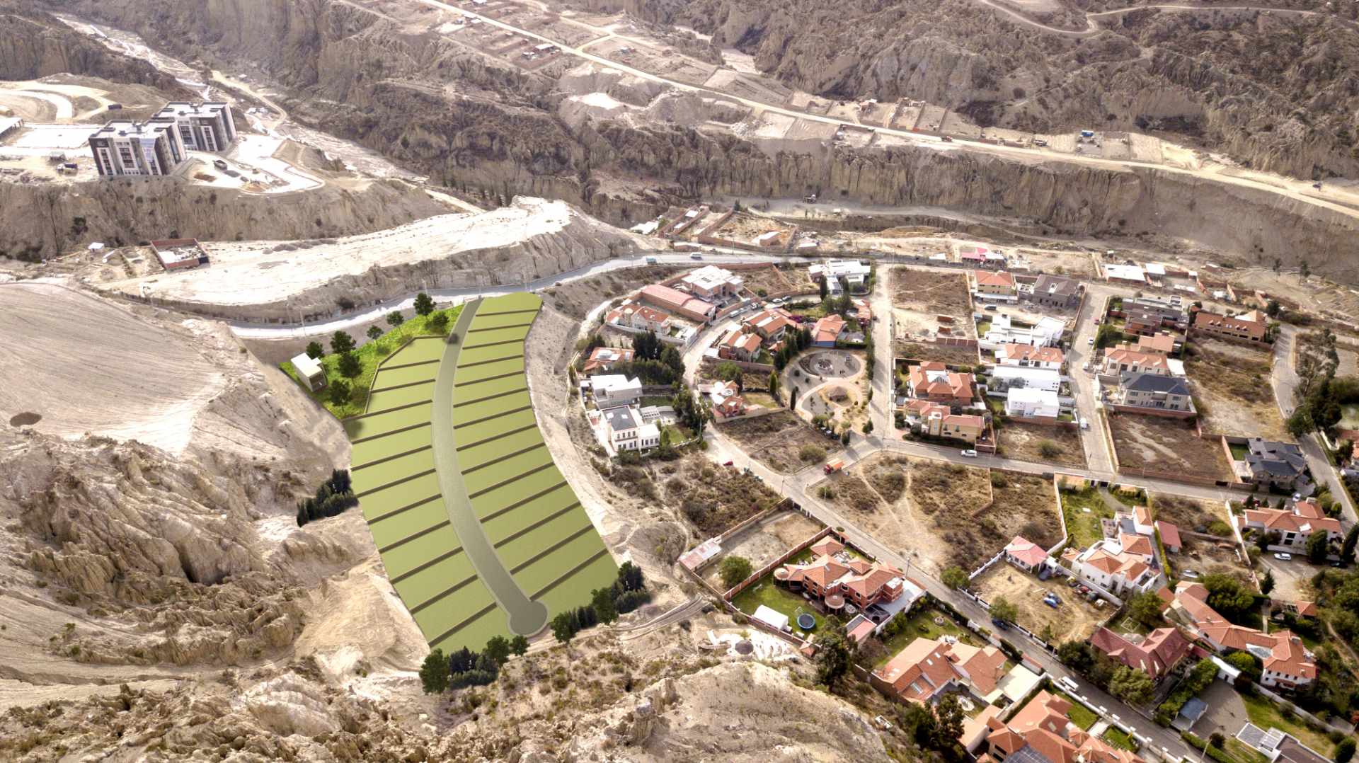 Terreno 7 COLORES - Carretera Mallasilla - El Alto Foto 8