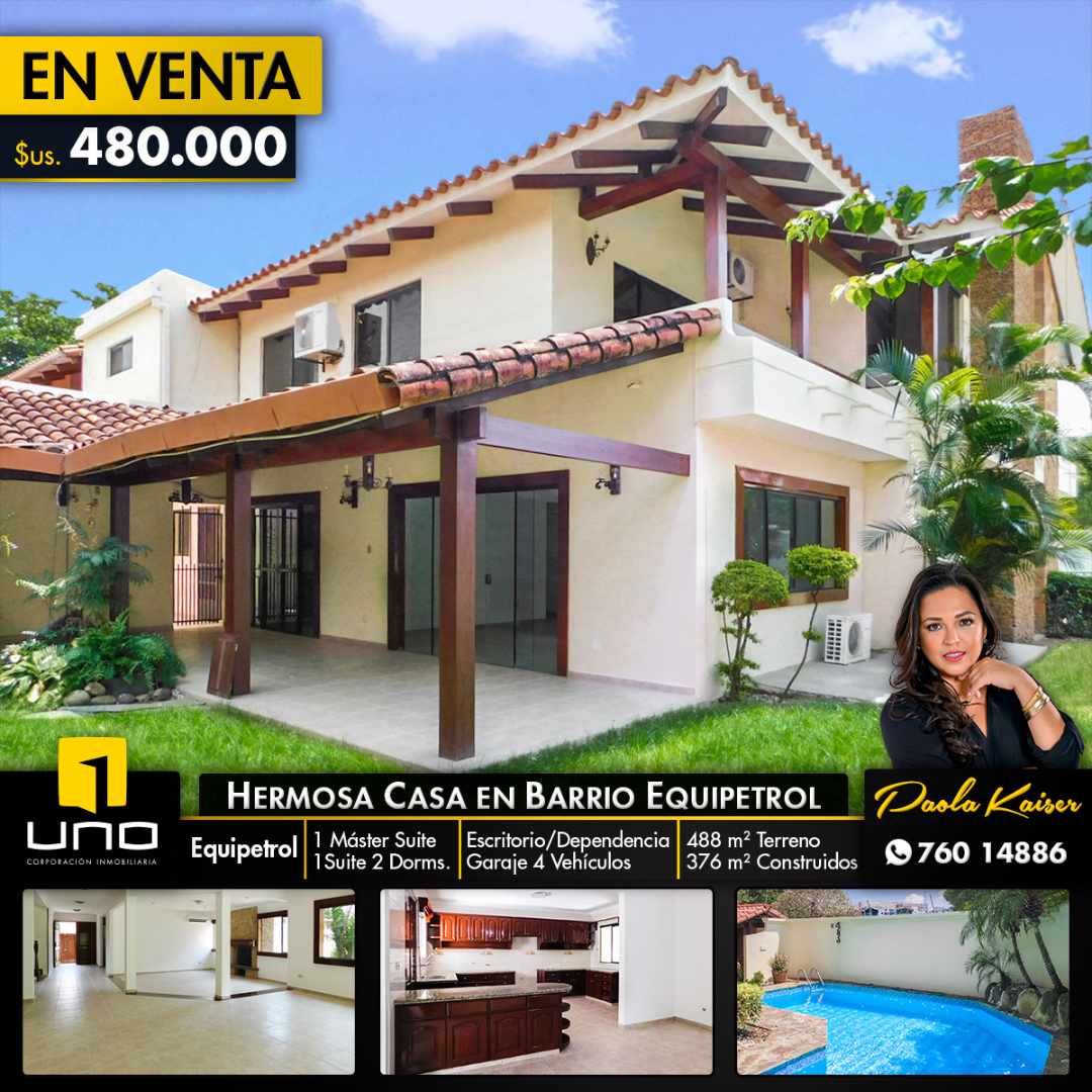 Casa en VentaHermosa casa en venta en Equipetrol Foto 1