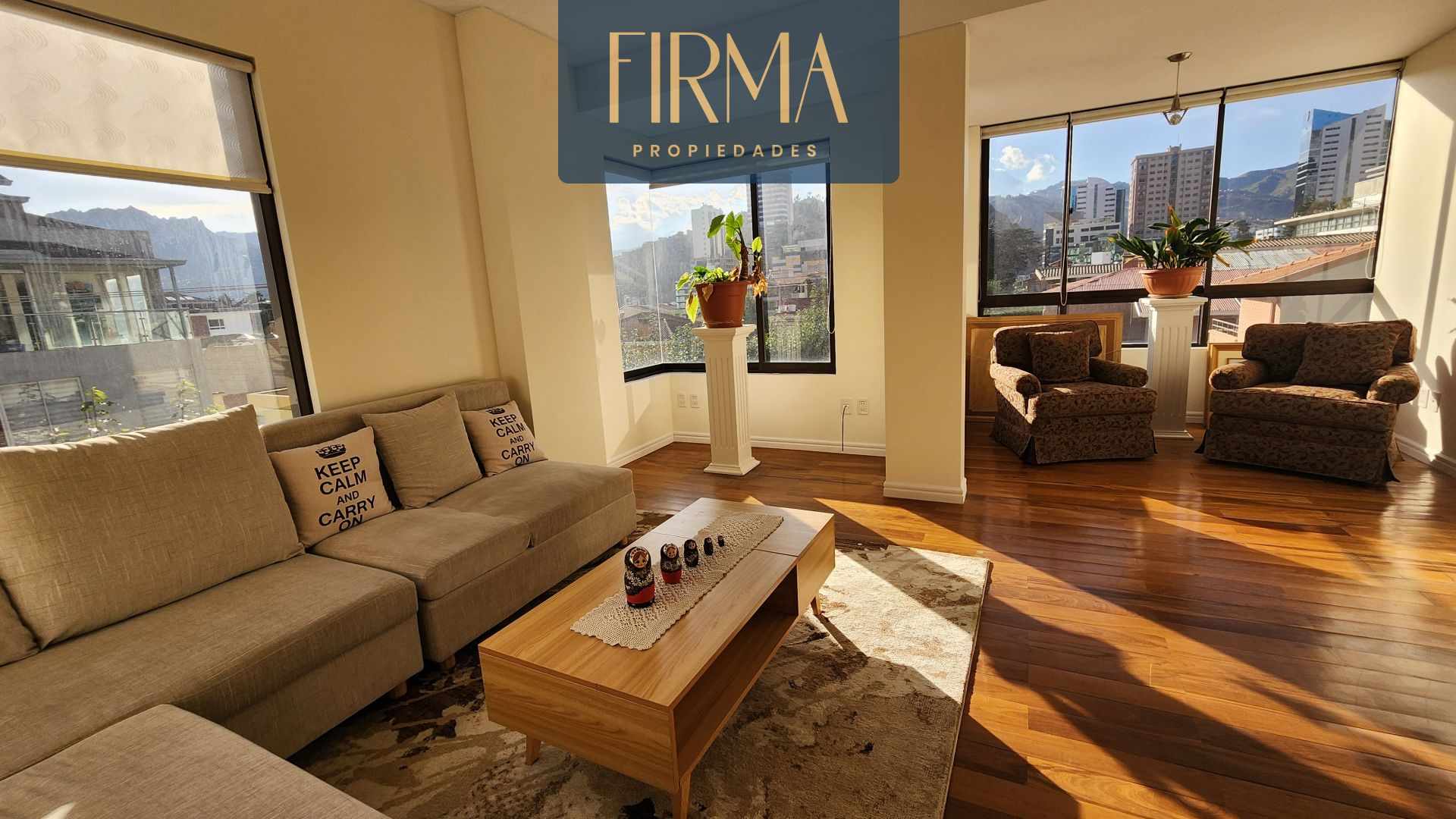 Departamento en VentaDUPLEX DE LUJO EN VENTA CON SAUNA Y JARDÍN PRIVADO EN CALACOTO 3 dormitorios 5 baños 3 parqueos Foto 4