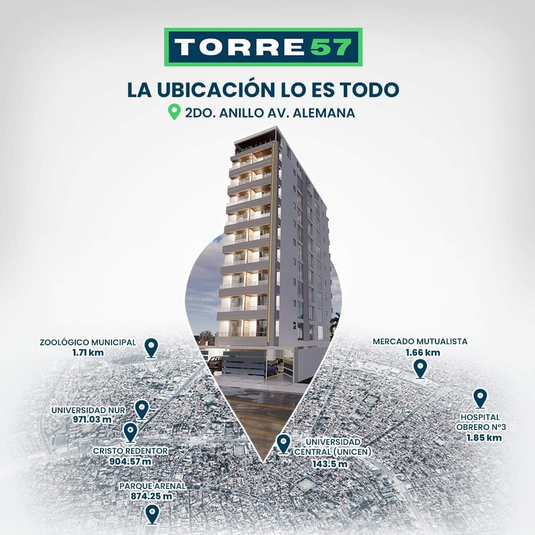 Departamento en VentaAV. ALEMANA CASI SEGUNDO ANILLO Foto 3