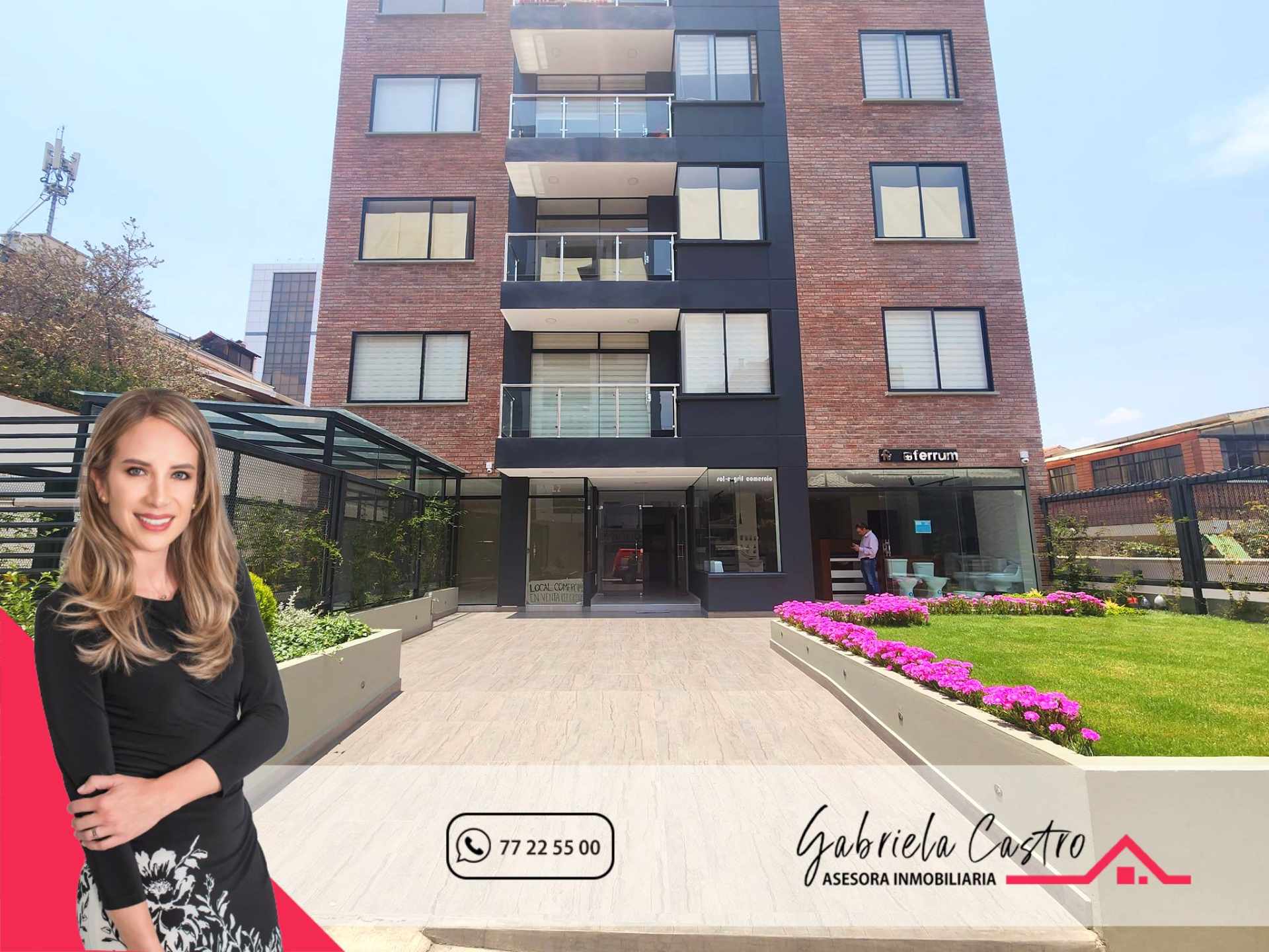 Departamento en Calacoto en La Paz 3 dormitorios 4 baños 1 parqueos Foto 1